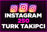 ⭐Instagram 250 Türk Takipçi⭐