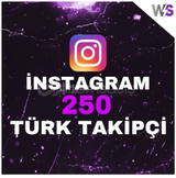 iNSTAGRAM 250 TÜRK TAKİPÇİ 