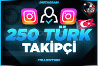 ⭐ İNSTAGRAM 250 TÜRK TAKİPÇİ | + GARANTİ ⭐