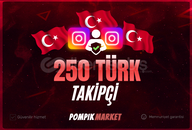 INSTAGRAM 250 TÜRK TAKİPÇİ | HIZLI & GARANTİLİ