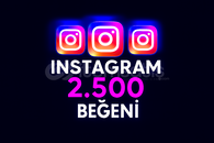 İNSTAGRAM 2500 ADET BEĞENİ / HIZLI