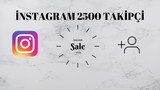 İNSTAGRAM 2500 ADET TAKİPÇİ 