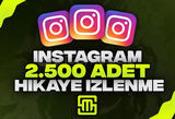 ✨Instagram 2.500 Adet Hikaye İzlenme!