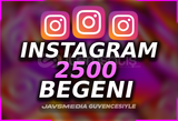 ⭐INSTAGRAM 2500 BEĞENİ ⭐