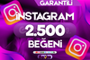 INSTAGRAM 2.500 BEĞENİ / GARANTİLİ