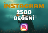 Instagram 2500 Beğeni (Garantili)