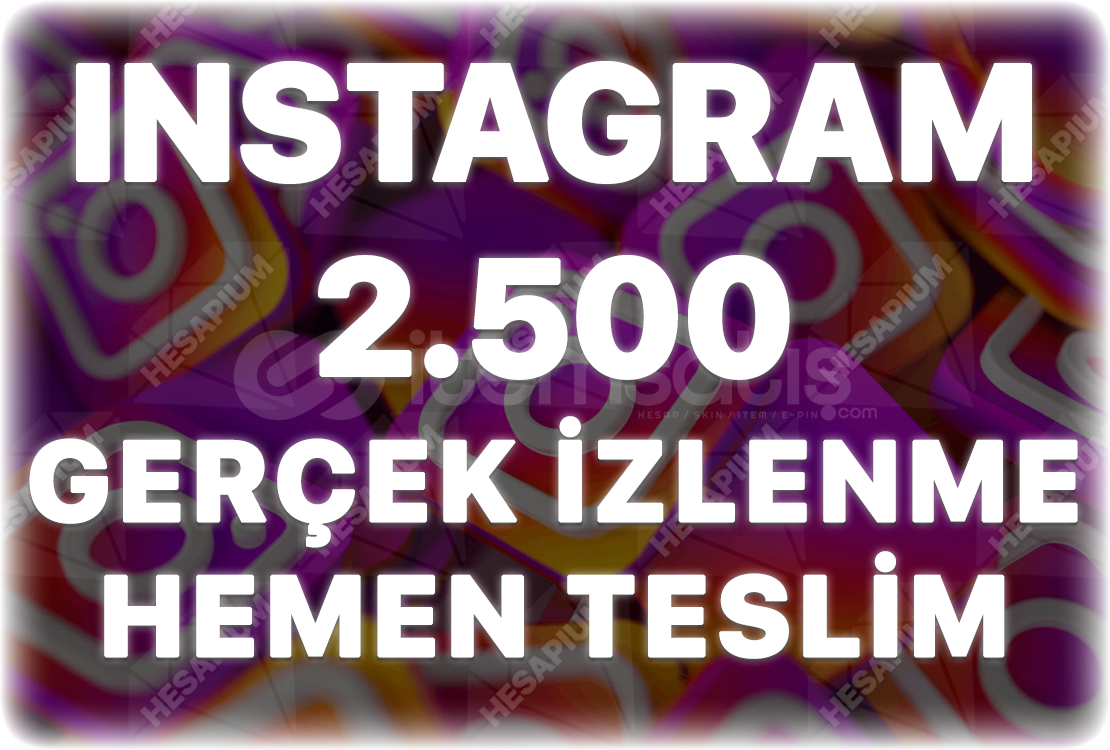 Instagram 2.500 Gerçek İzlenme - Keşfet Etkili Instagram 2.500 Gerçek İzlenme - Keşfet Etkili