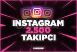 ⭐️ İnstagram 2500 Gerçek Takipçi | Garanti