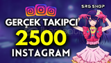 ⭐ İNSTAGRAM 2500 GERÇEK TAKİPÇİ [GARANTİLİ]⭐