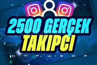 ⭐ İNSTAGRAM 2500 GERÇEK TAKİPÇİ [GARANTİLİ]⭐