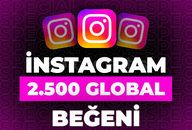 ⭐İnstagram 2500 Global Beğeni + 30 Gün Garanti