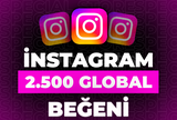 ⭐İnstagram 2500 Global Beğeni + 30 Gün Garanti