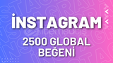 ⭐İnstagram 2500 Global Beğeni + 30 Gün Garanti