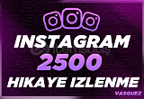 ⭐İnstagram 2500 Hikaye İzlenme⭐