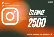 ⚡İNSTAGRAM | 2500 İZLENME UCUZ
