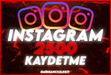 [Instagram] 2.500 Kaydetme