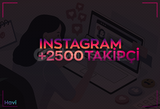 INSTAGRAM 2500 TAKİPÇİ