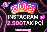 ⭐İNSTAGRAM 2.500 TAKİPÇİ⭐