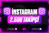 ✨ İNSTAGRAM 2.500 TAKİPÇİ✨