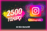 Instagram 2500 Takipçi | Garantili