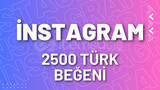 ⭐İnstagram 2500 Türk Beğeni + 365 Gün Garanti