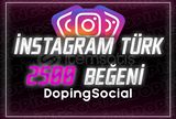 ⭐İNSTAGRAM 2500 TÜRK BEĞENİ⭐EN UYUGUN SERVİS⭐