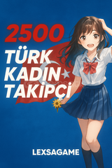⭐[Instagram] 2500 Türk Kadın Takipçi⭐