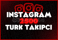 [Instagram] 2.500 Türk Takipçi
