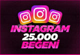 İNSTAGRAM 25.000 BEĞENİ HIZLI TESLİMAT