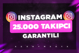 İnstagram 25.000 Gerçek Takipçi