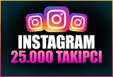 Instagram 25.000 Gerçek Takipçi [Garantili]