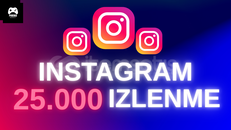 INSTAGRAM 25000 İZLENME 
