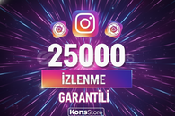 İNSTAGRAM 25000 İZLENME GARANTİLİ