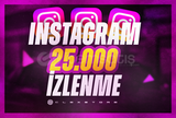 Instagram | 25000 İzlenme + Garantili