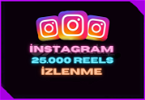 ⭐İnstagram 25.000 Reels İzlenme⭐
