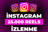 ⭐İnstagram 25000 Reels İzlenme + 30 Gün Garanti