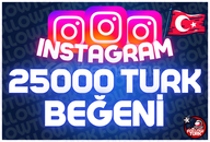 ⭐ İNSTAGRAM 25000 TÜRK Beğeni | + GARANTİ ⭐