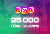 Instagram 25.000 Türk İzlenme - Keşfet Etkili