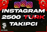 ⭐INSTAGRAM 2500TÜRK TAKİPÇİ ⭐