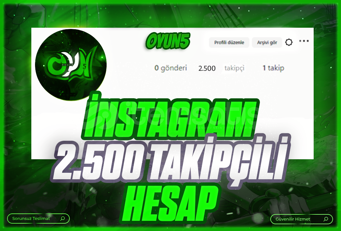 ✅İNSTAGRAM 2.5K TAKİPÇİLİ HESAP✅ ✅İNSTAGRAM 2.5K TAKİPÇİLİ HESAP✅