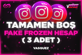 ⭐İnstagram 3 Adet Hesap (Fake Boş Hesap)⭐ 