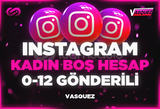 ⭐İnstagram Premium Kadın Boş Hesap⭐ 