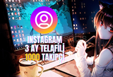 INSTAGRAM - 3 AY TELAFİLİ 1.000 TAKİPÇİ ⭐