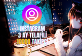 INSTAGRAM - 3 AY TELAFİLİ 10.000 TAKİPÇİ ⭐