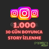 ⭐İNSTAGRAM 30 GÜN BOYUNCA 1000 STORY İZLENME