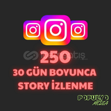 ⭐İNSTAGRAM 30 GÜN BOYUNCA 250 STORY İZLENME