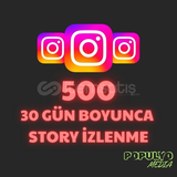 ⭐İNSTAGRAM 30 GÜN BOYUNCA 500 STORY İZLENME