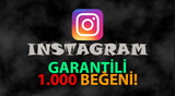 INSTAGRAM 30 GÜN GARANTİLİ 1.000 BEĞENİ!