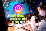 INSTAGRAM - 30 GÜN TELAFİLİ 10.000 TAKİPÇİ ⭐