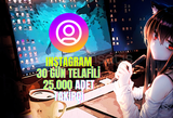 INSTAGRAM - 30 GÜN TELAFİLİ 25.000 TAKİPÇİ ⭐